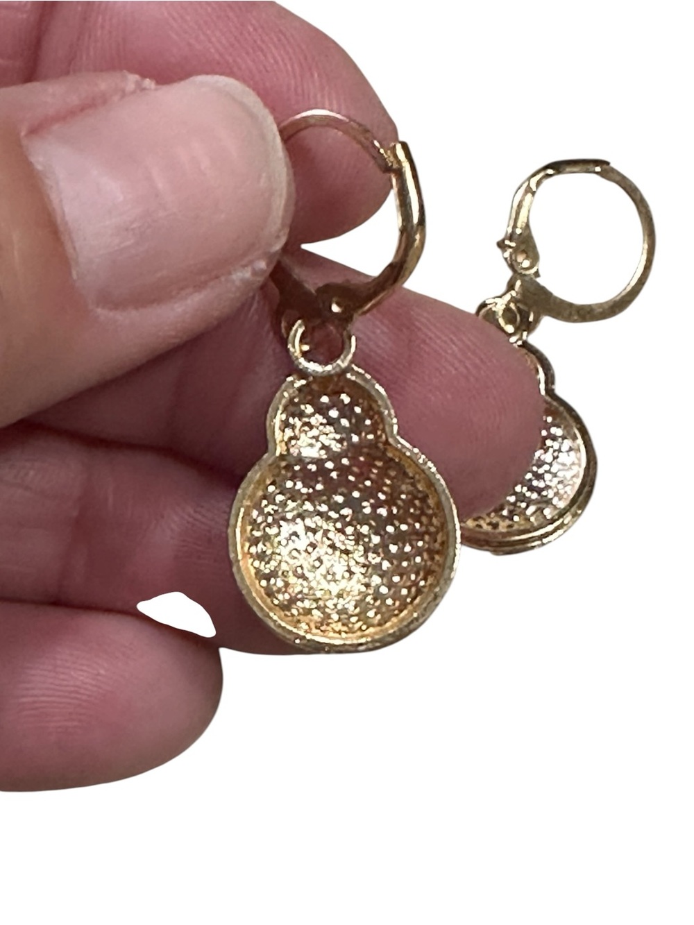 Red Ladybug Drop Earrings - Picture 8 of 8